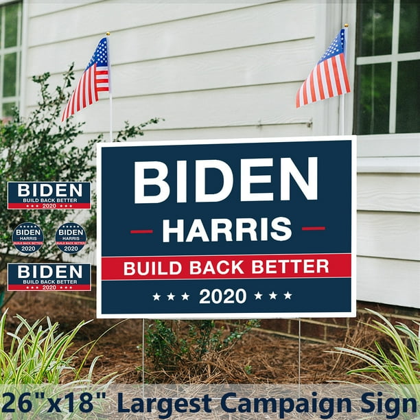 2020 Biden Harris Flag Garden Banners and Sign Patriotic Outdoor Yard Decoration 2020 Biden Harris Flag Garden Banners and Sign Patriotic Outdoor Yard Decoration